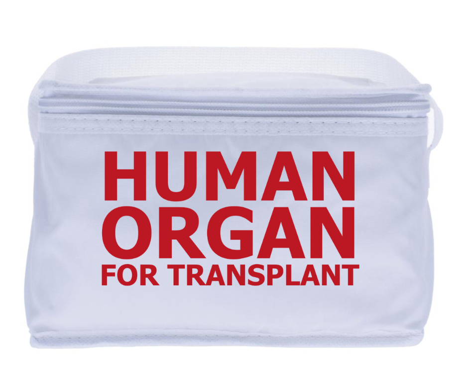 Inside the Cadaver Lab – “Human Organ for Transplant” Lunch Bag