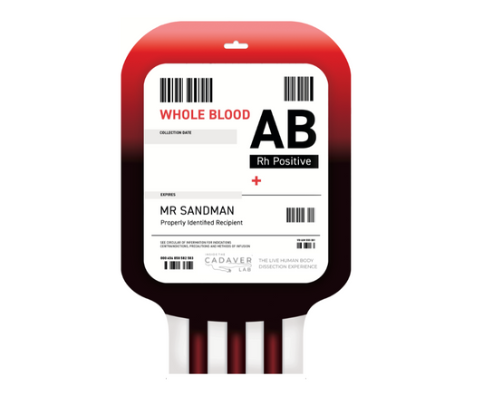 Inside the Cadaver Lab – Blood Bag Hot Water Bottle Cover